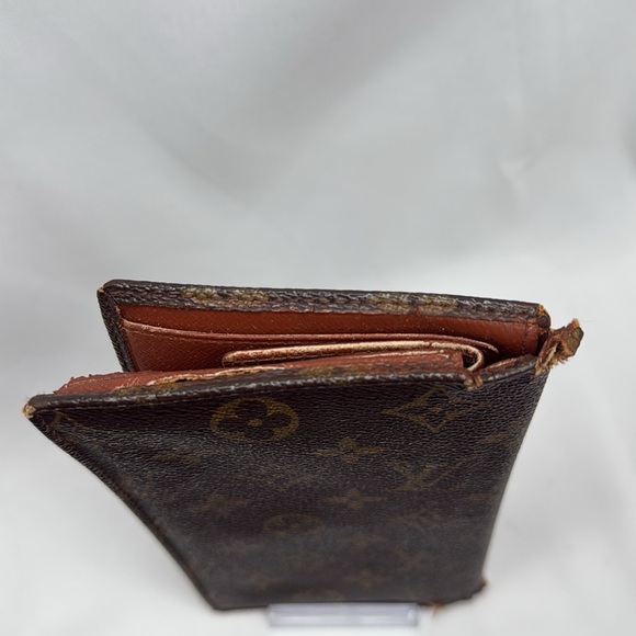 Louis Vuitton Brown Monogram CheckBook/ Long Wallet | Men’s | Pre-Owned | - Picture 3 of 14